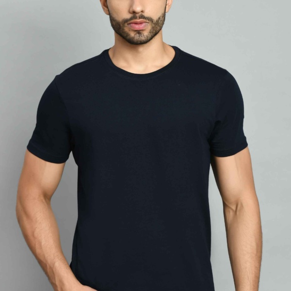 T-shirt Basic Cotone Bio - Blu