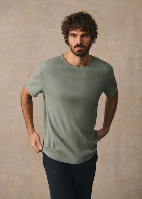 T-shirt Basic Cotone Bio - Verde